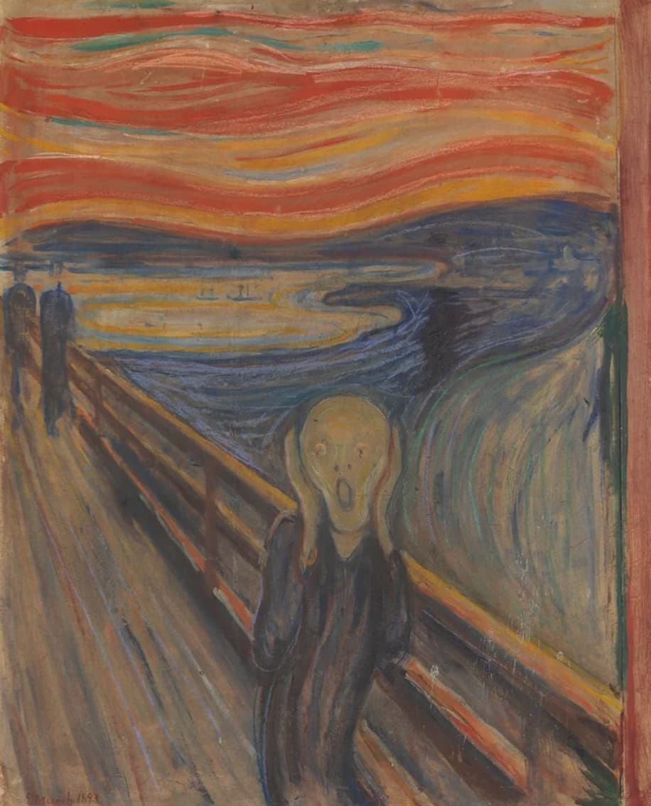 “The painting ‘The Scream’ was stolen the same day as the opening of the 1994 Olympics; the thieves left a note saying ‘thanks for the poor security.’” The work was ultimately recovered.